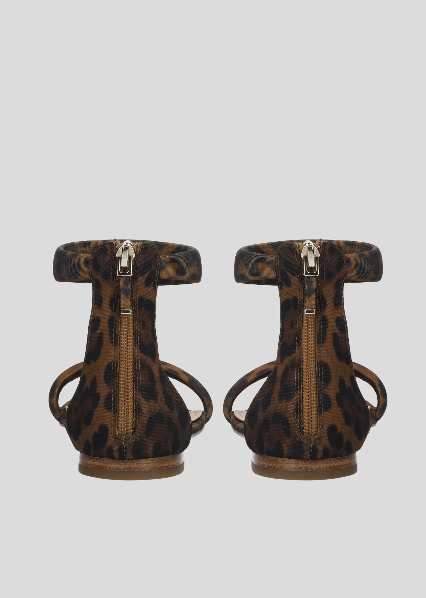 Lola Cruz Amy Leopard Flat Sandals