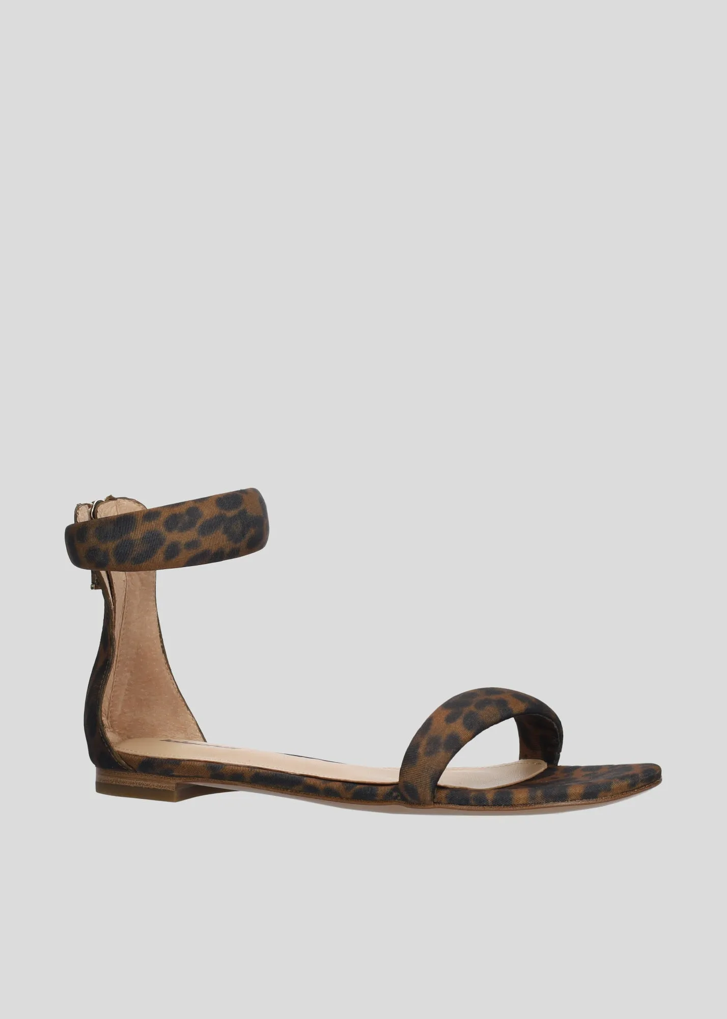 Lola Cruz Amy Leopard Flat Sandals