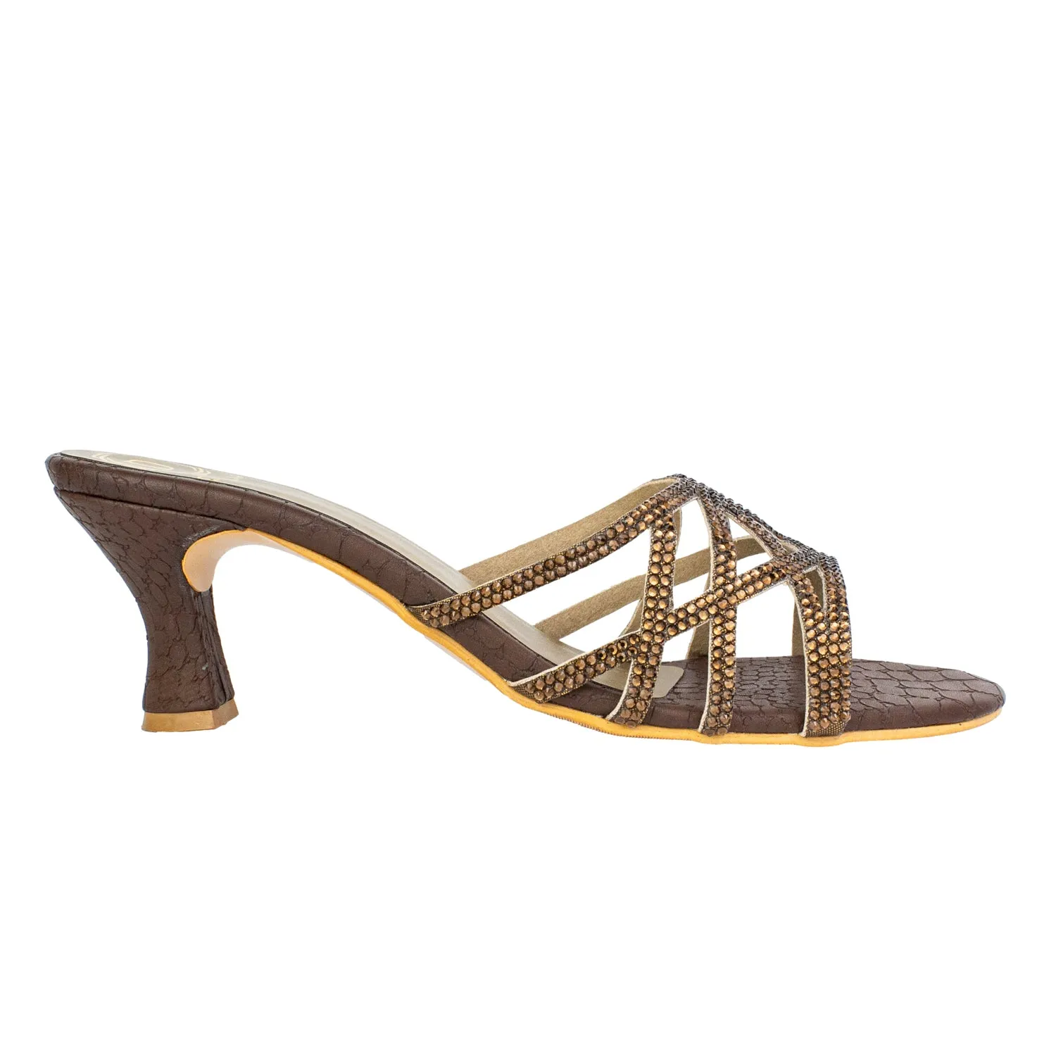 Maha Heels S186H - Brown