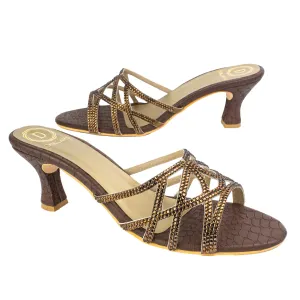 Maha Heels S186H - Brown