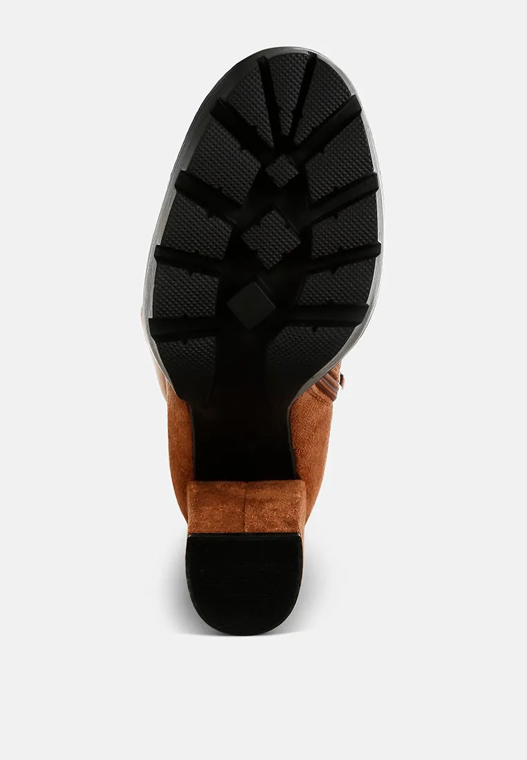 Maple Faux Suede Long Boots By Ruw