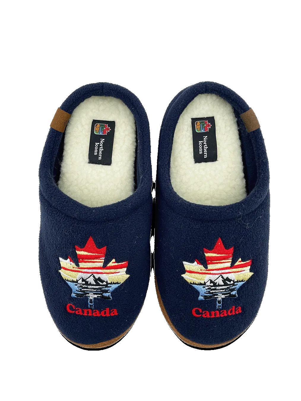 Maple Reflection Canada Moccasin Slippers