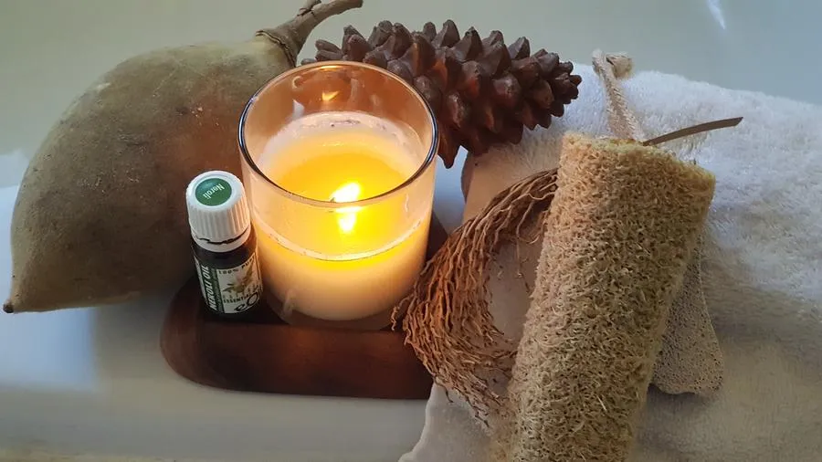 Massage Candle ANTI STRESS (pure bliss   Lavender & Mandarin essential oils)