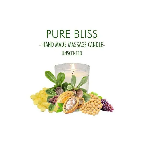 Massage Candle ANTI STRESS (pure bliss   Lavender & Mandarin essential oils)