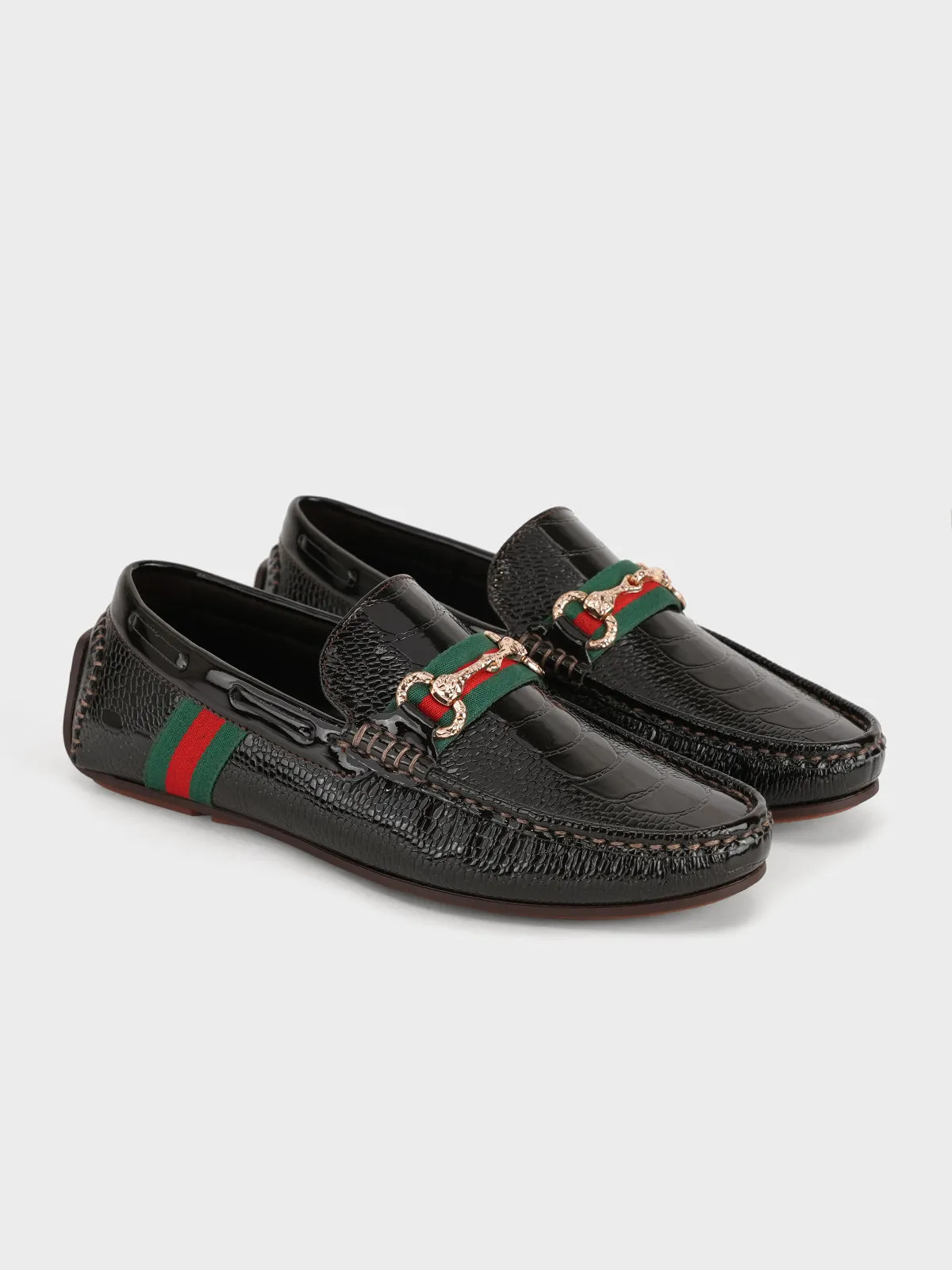Men "AEDOS" Buckle Casual Moccasins