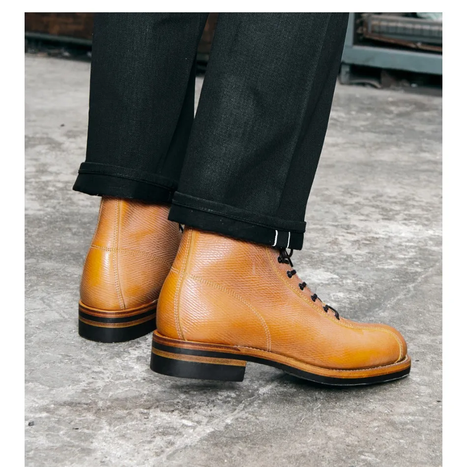 Men's Hatch Grain PUNCHER Boots Tan