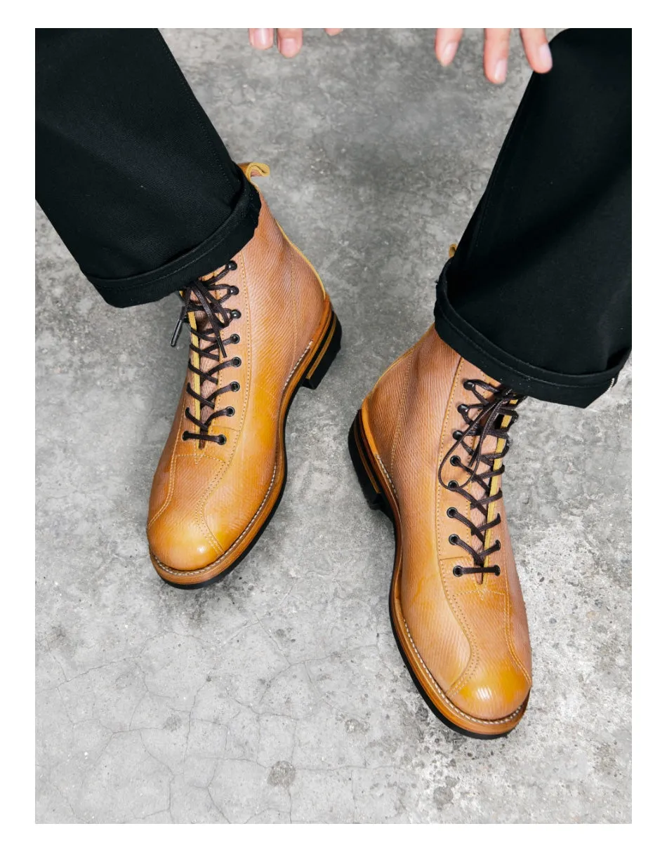 Men's Hatch Grain PUNCHER Boots Tan
