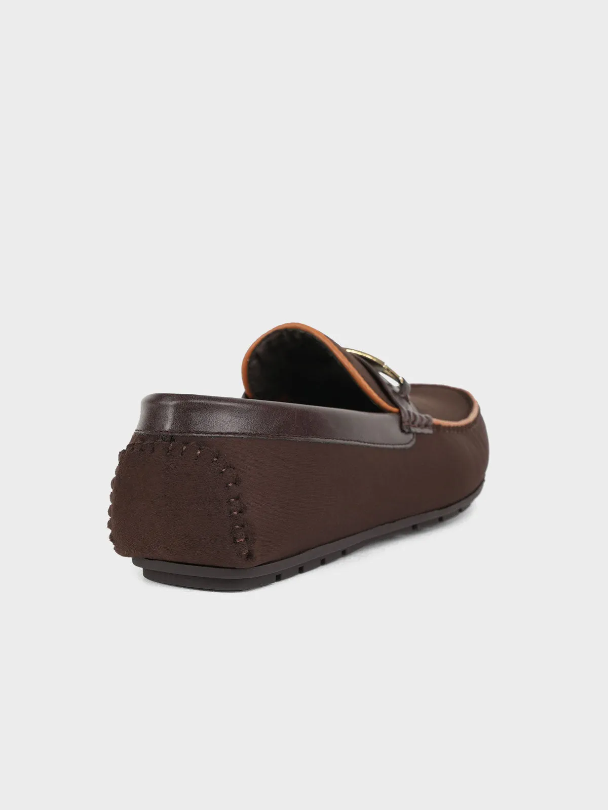 Mens "PIONEE" Adorned Moccasin Shoes