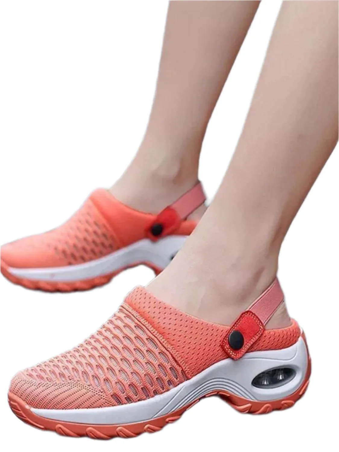 Mesh Sport Platform Sandal