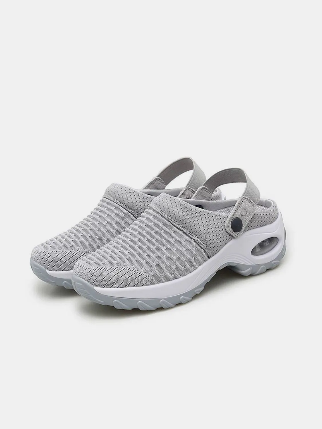 Mesh Sport Platform Sandal