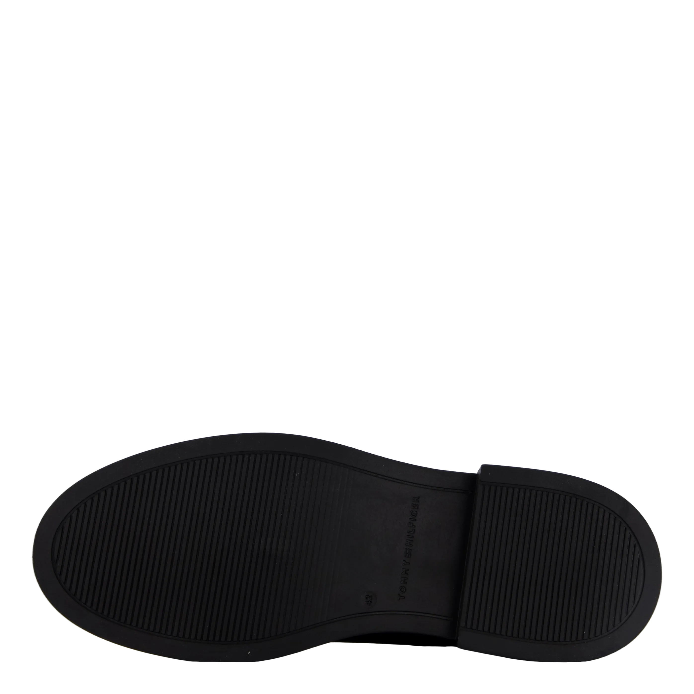 Minimal Leather Chelsea Logota Black