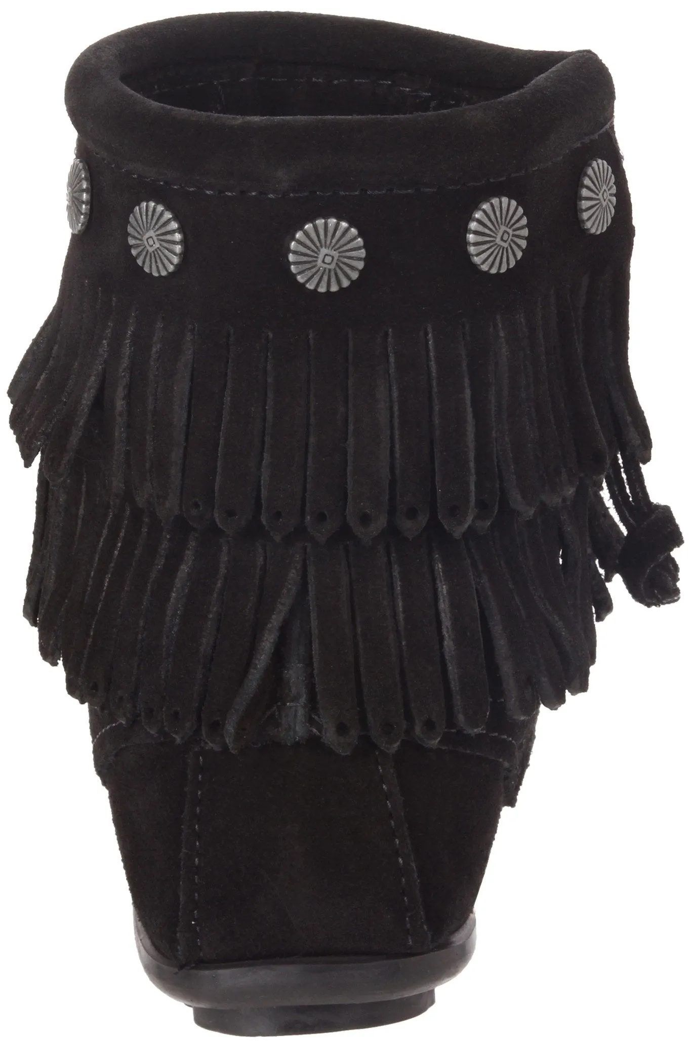 Minnetonka Double Fringe Side Zip