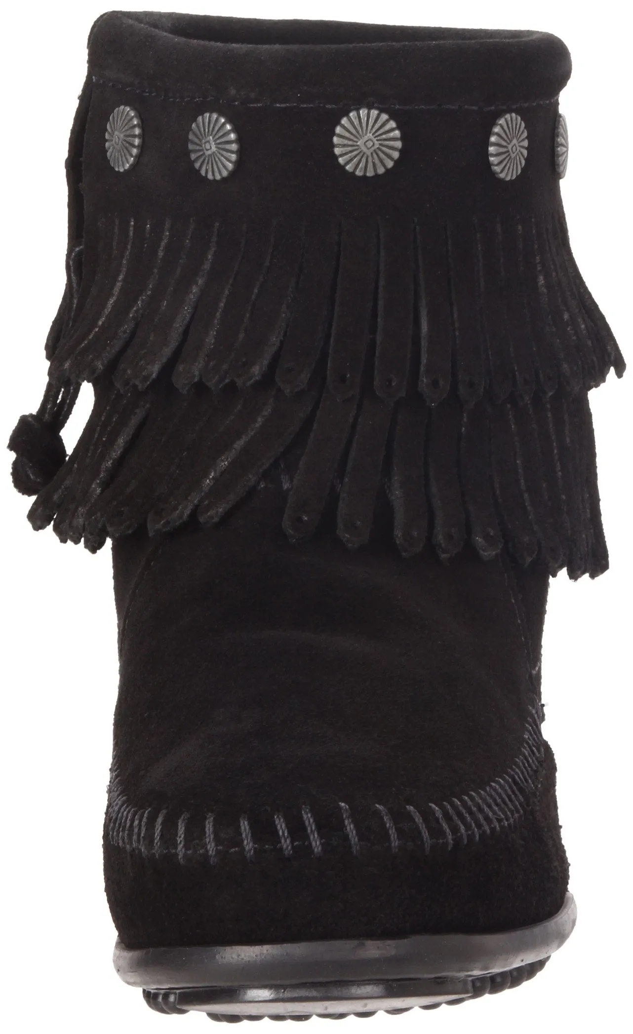 Minnetonka Double Fringe Side Zip
