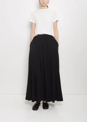 n°403 Mary Cotton Cashmere Skirt — Raven
