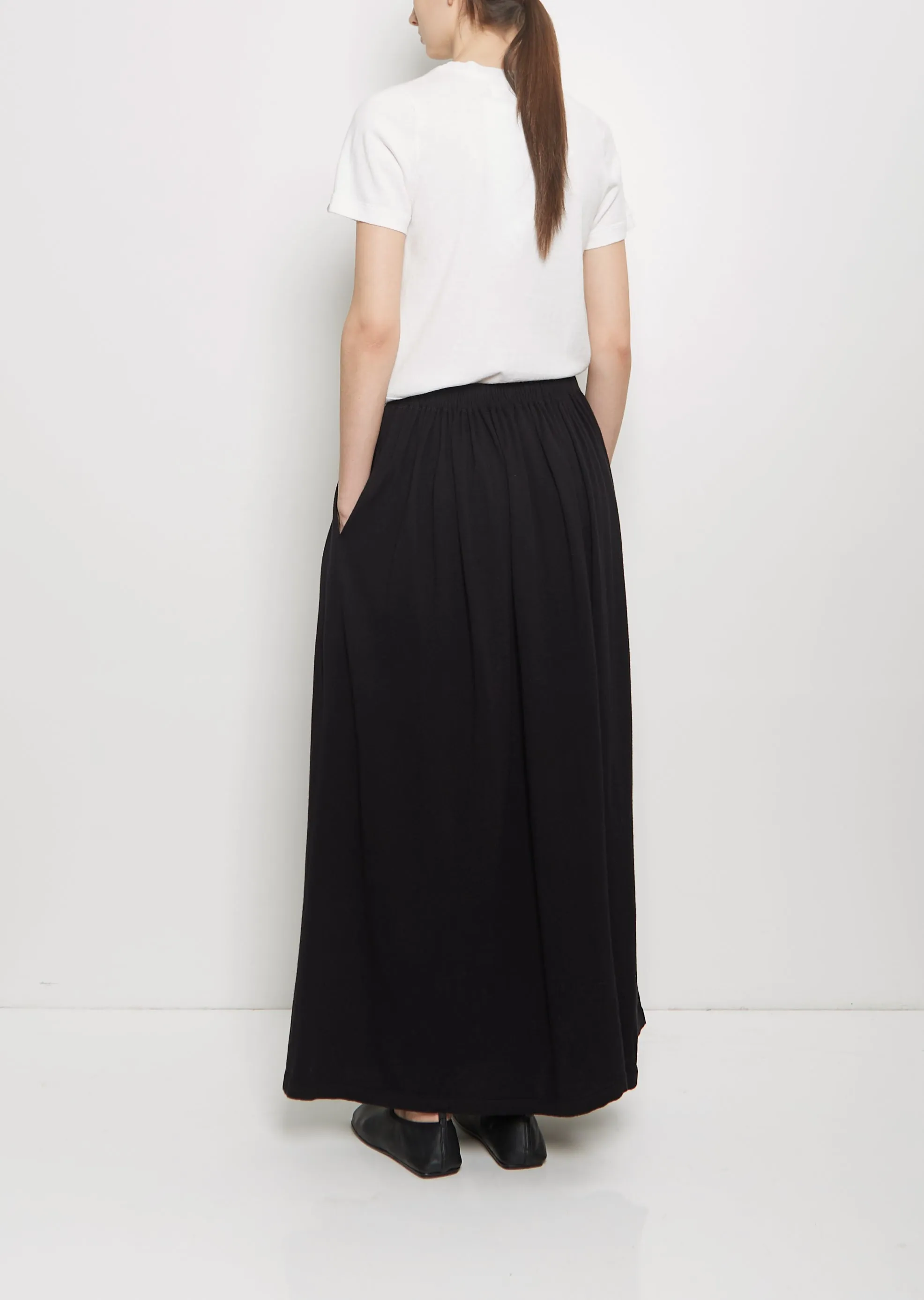n°403 Mary Cotton Cashmere Skirt — Raven