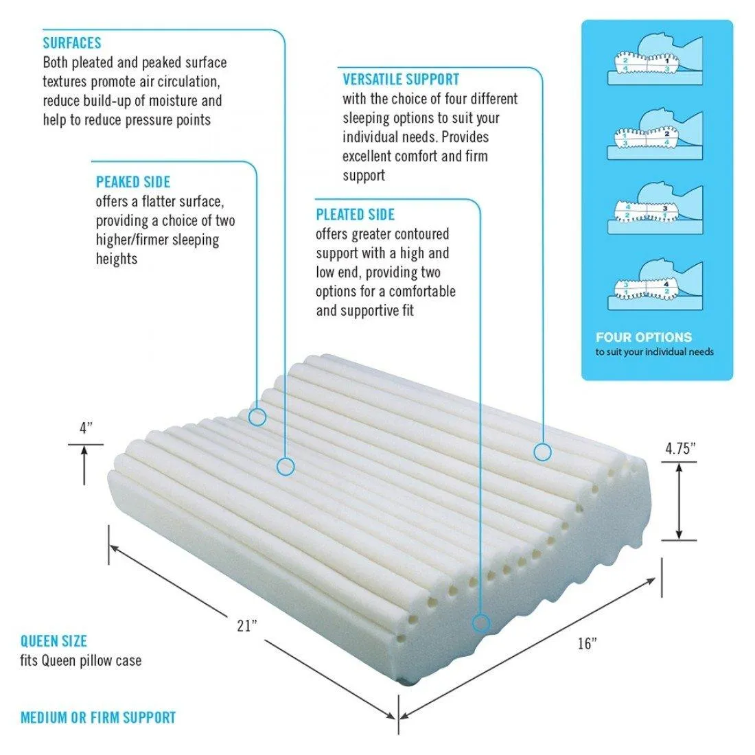 Neck & Neck 4 in 1 Cervical Pillow