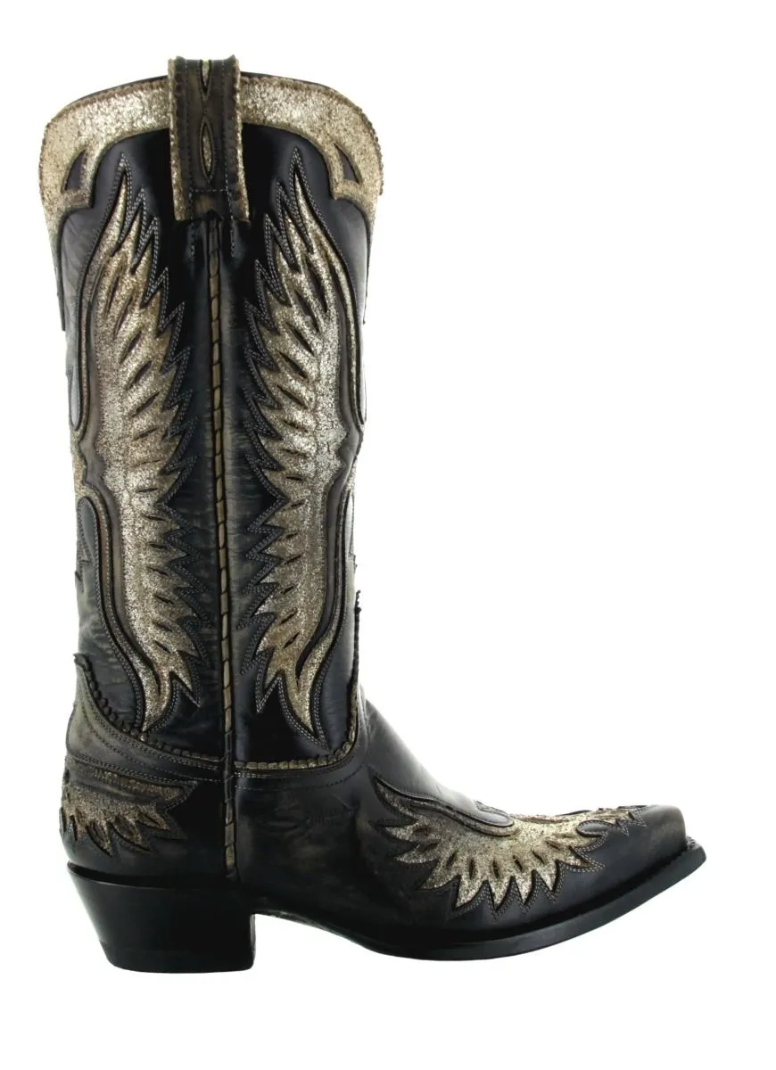 Old Gringo Eagle and Wings in Black L105-166