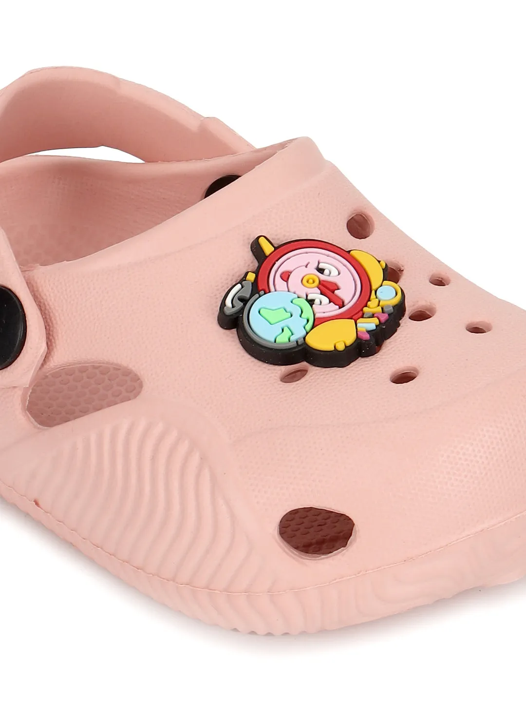Pink Stylish Slip-On Clogs For Kids-Unisex (TC-LCLOG1-PNK)