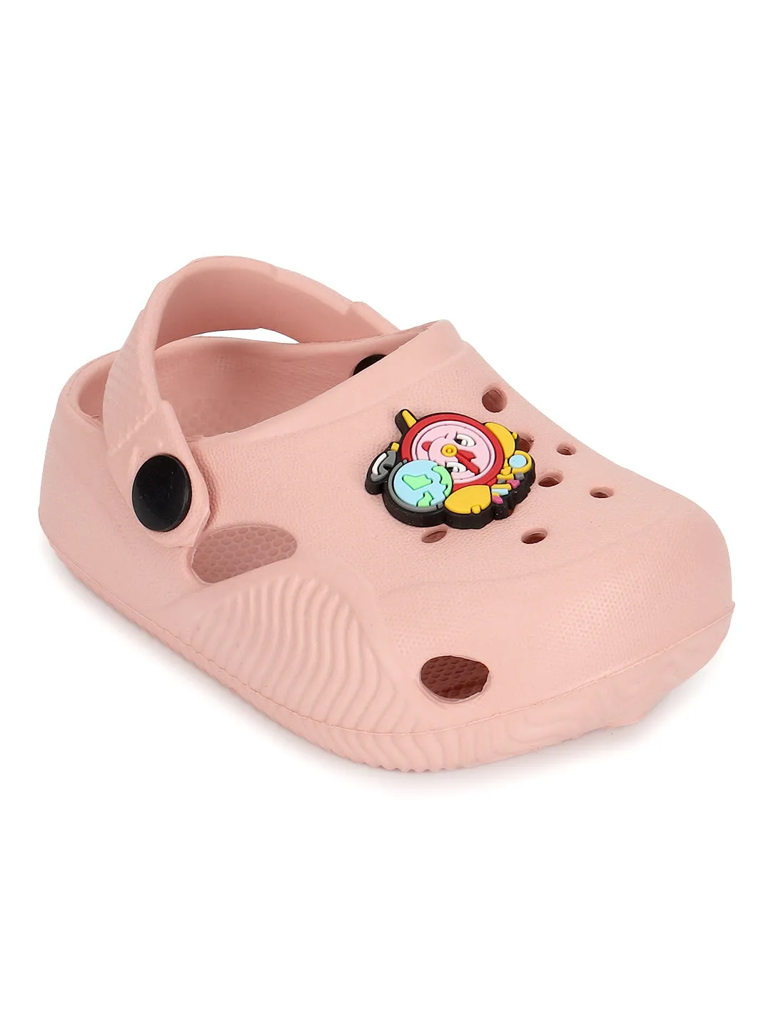 Pink Stylish Slip-On Clogs For Kids-Unisex (TC-LCLOG1-PNK)