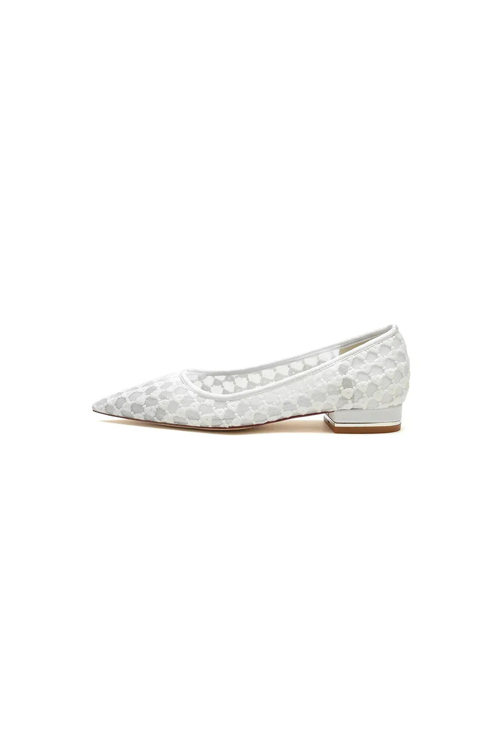 Pointed Toe Wedding Flats