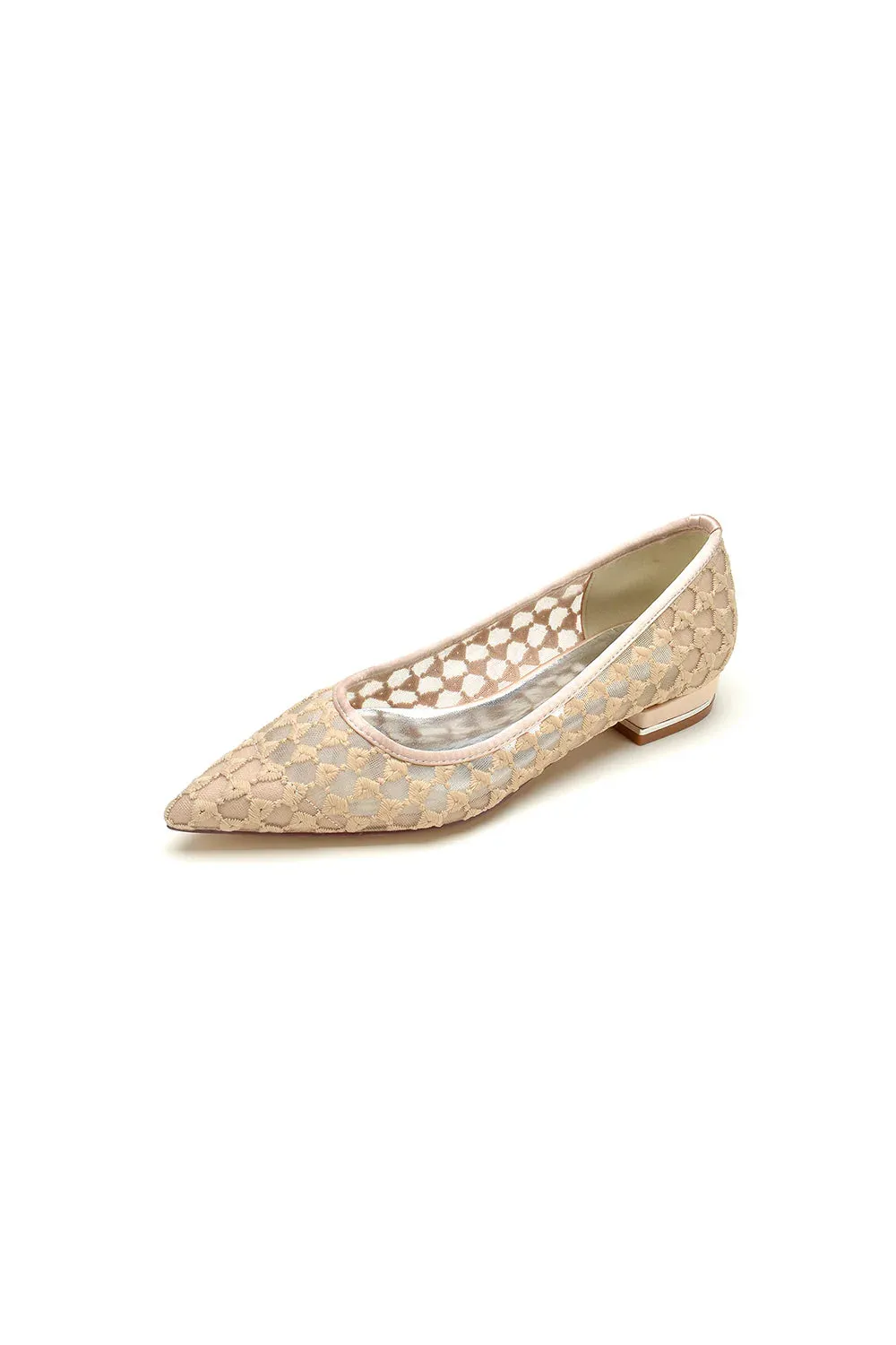 Pointed Toe Wedding Flats