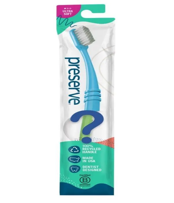 Preserve Toothbrush in lightweight pouch