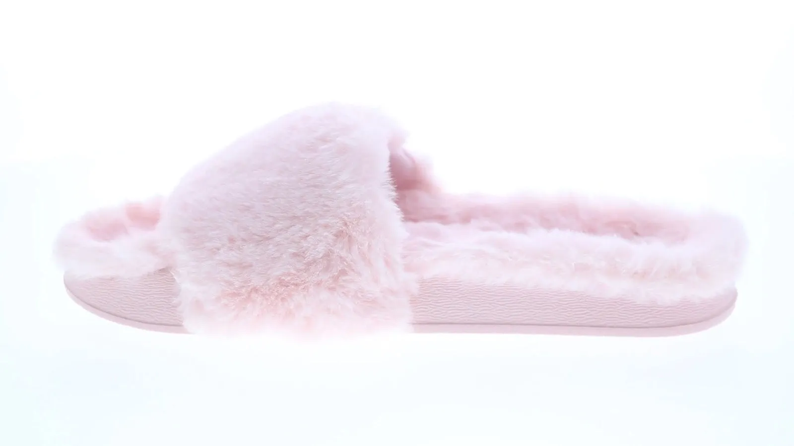 Puma Leadcat YLM Fluff 38306702 Womens Pink Synthetic Slides Sandals Shoes