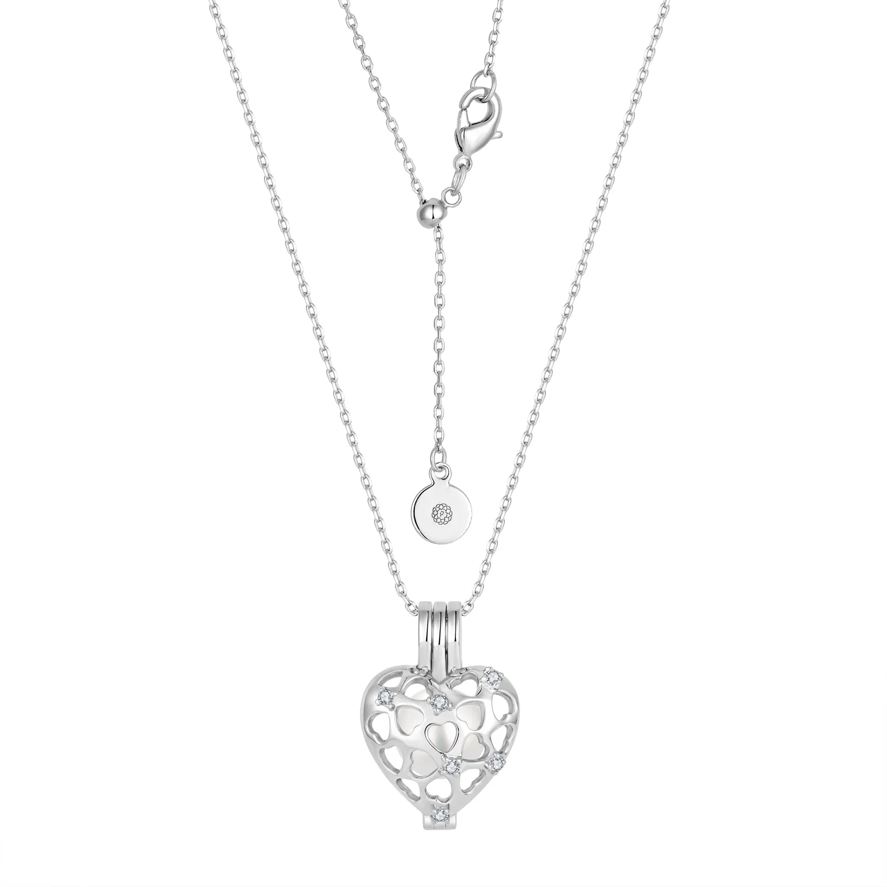 RADIANT JOY HEART PEARL CAGE