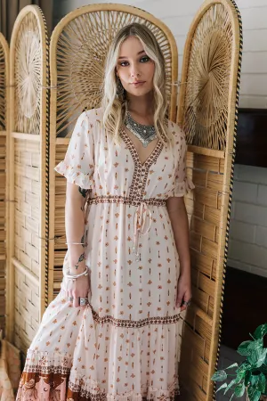 Runway Maxi Dress Sandstone - SOLD OUT