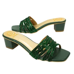 Salwa Heels S84H - Green