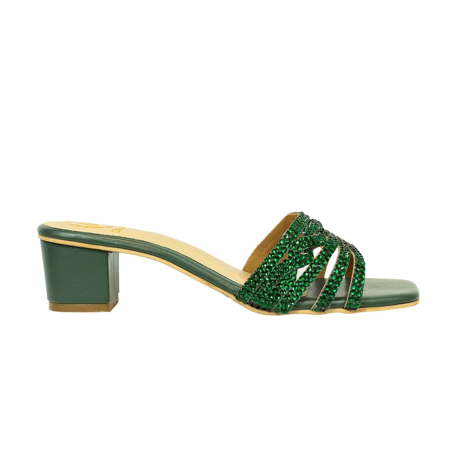Salwa Heels S84H - Green