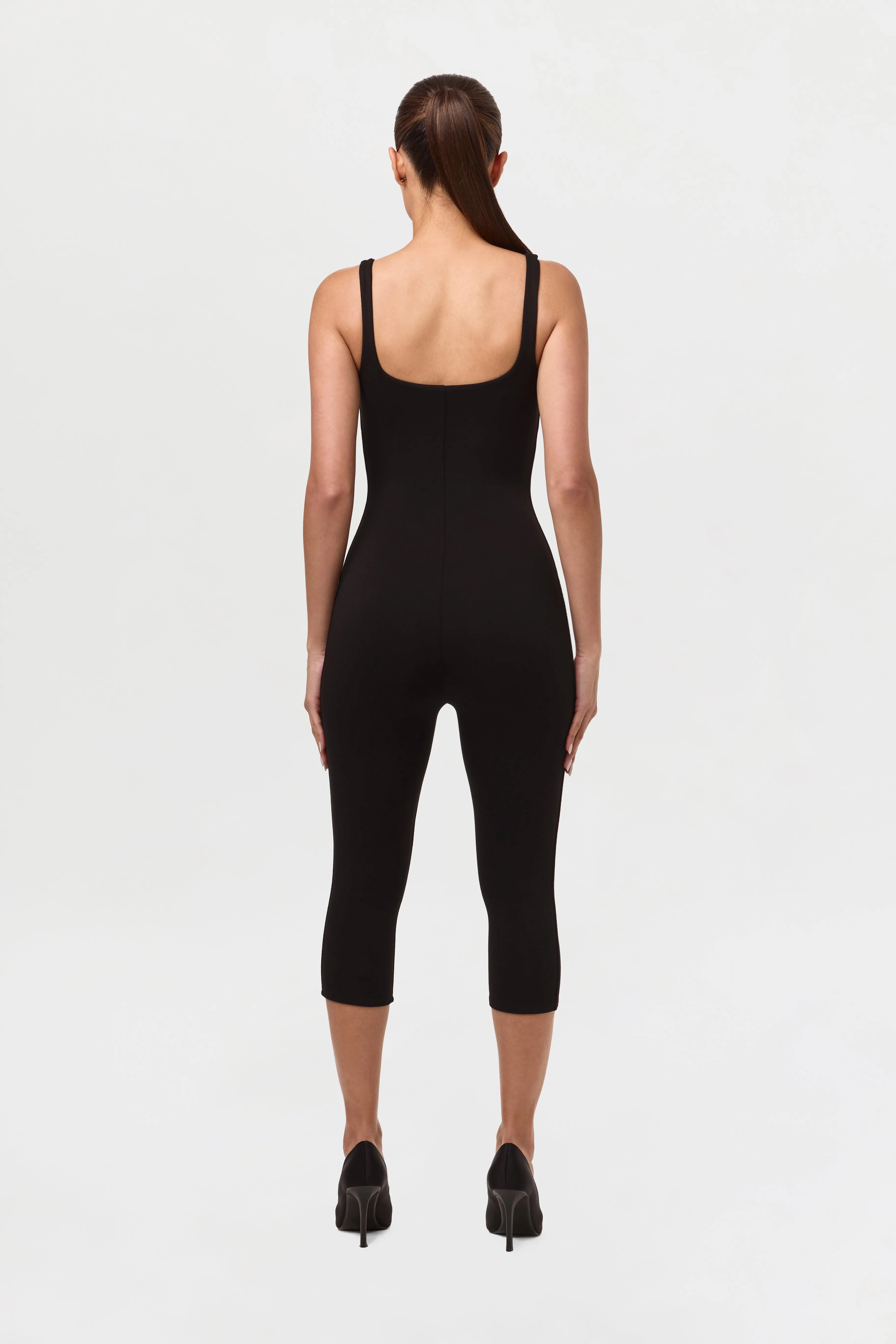 Smooth Tank Capri Jumpsuit