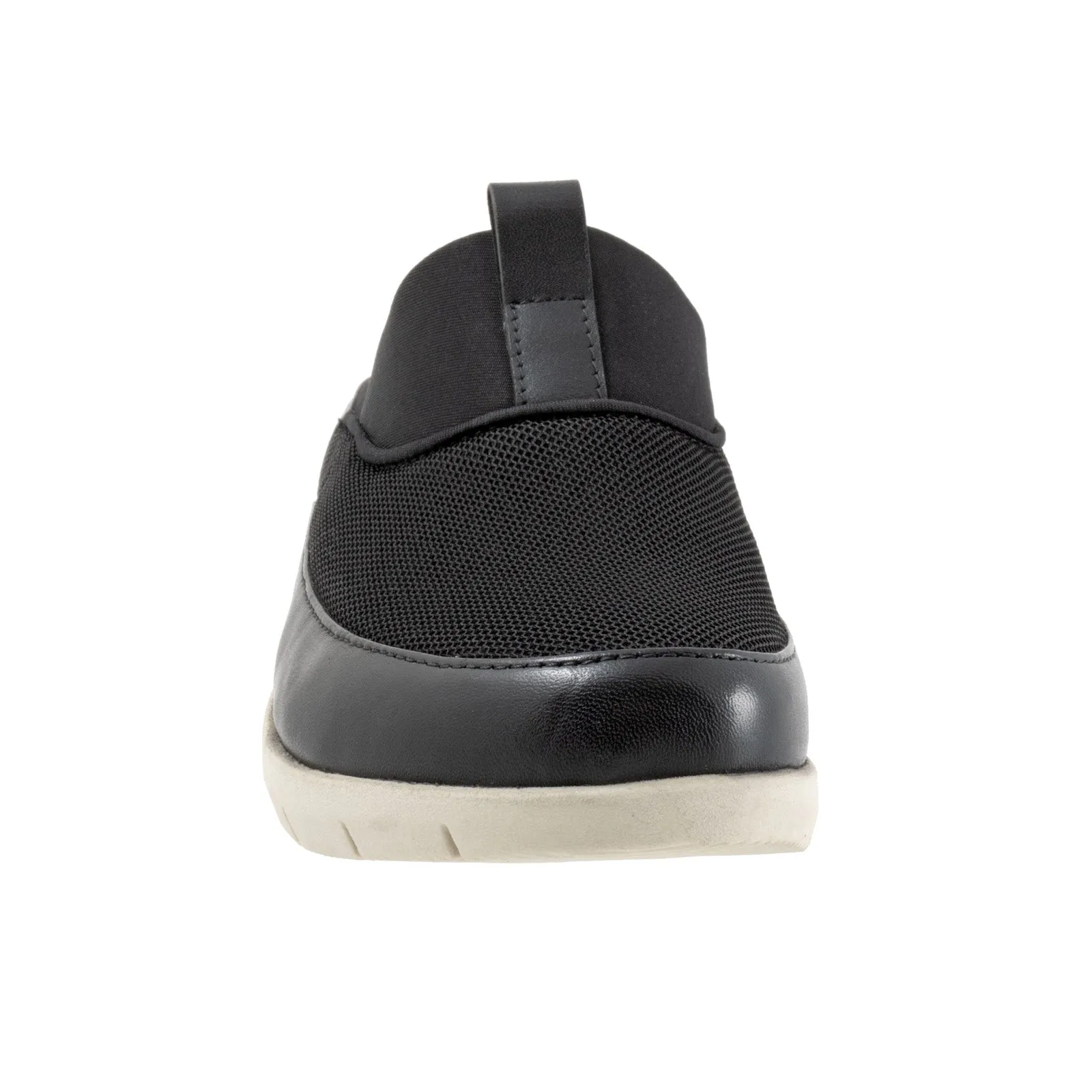 Softwalk Aberdeen Sport S2300-001 Womens Black Leather Clog Flats Shoes