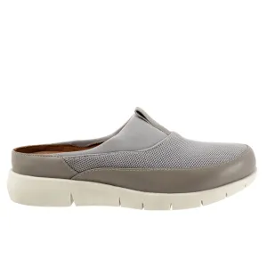 Softwalk Aberdeen Sport S2300-058 Womens Gray Extra Wide Clog Flats Shoes