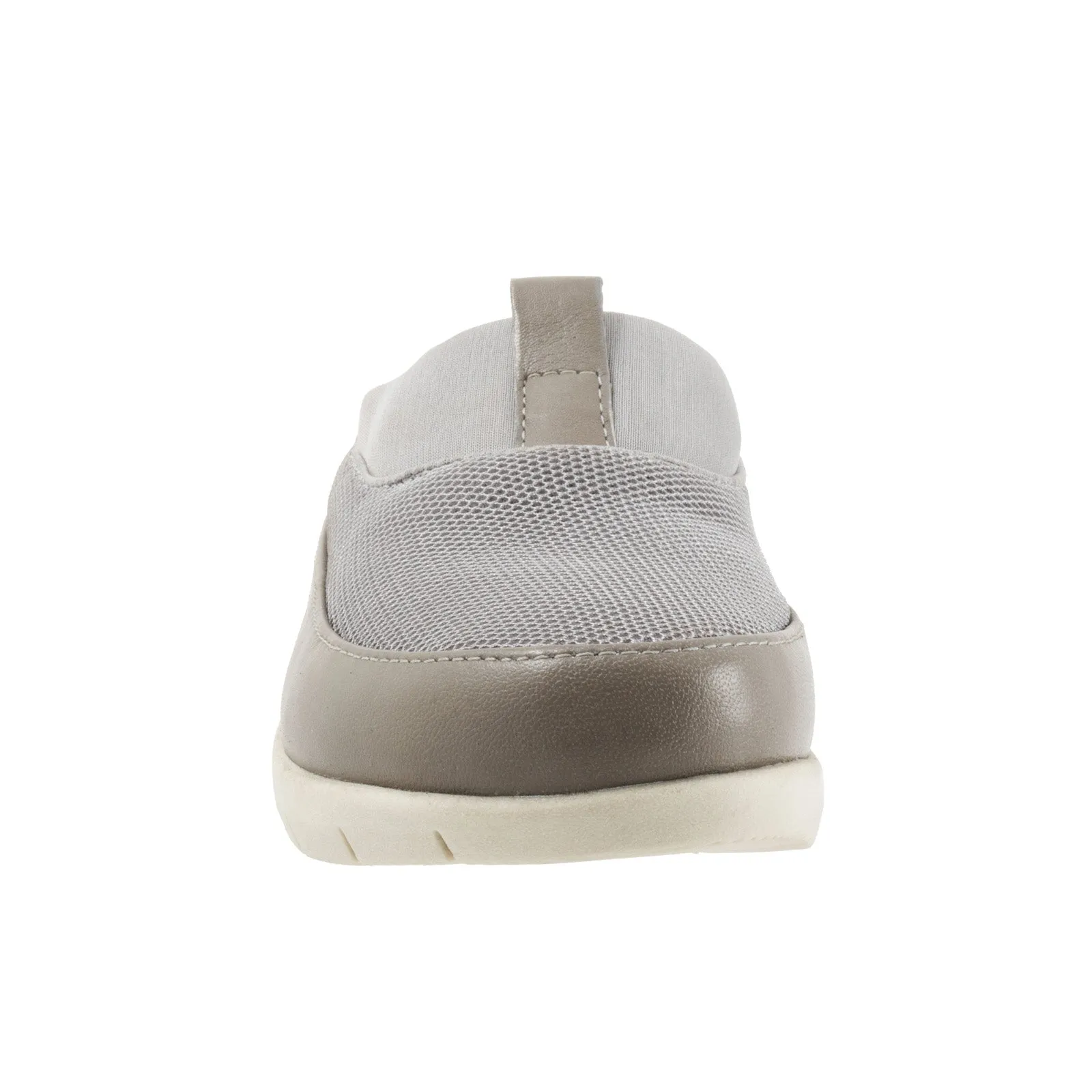 Softwalk Aberdeen Sport S2300-058 Womens Gray Leather Clog Flats Shoes