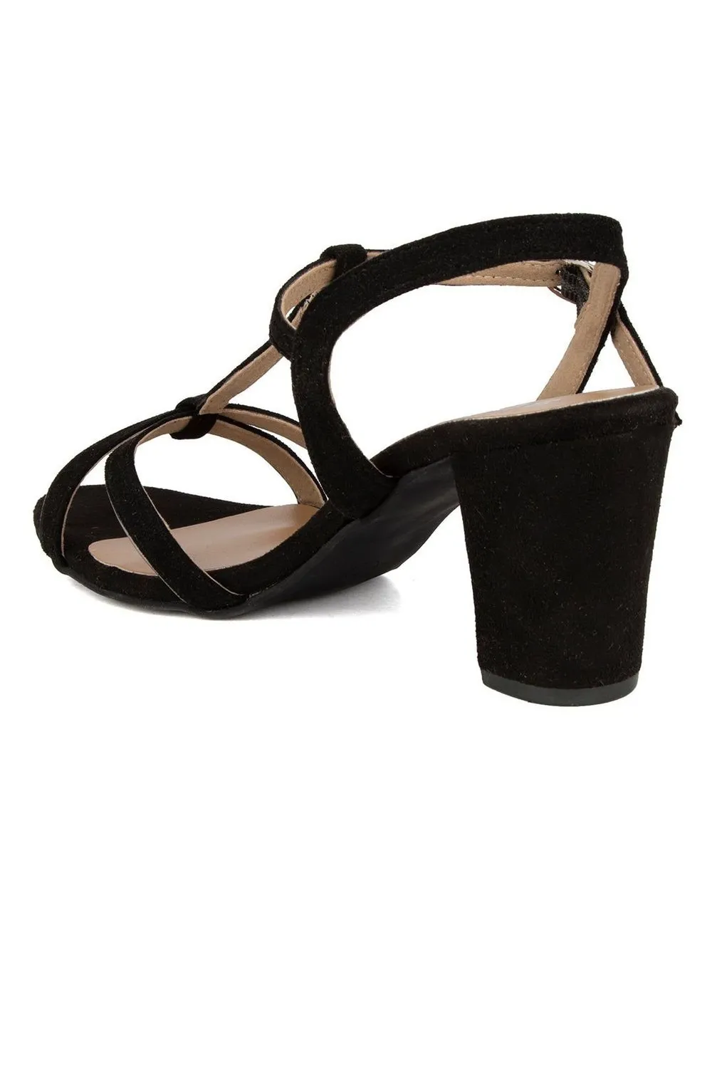 SOLES Women Black Heels