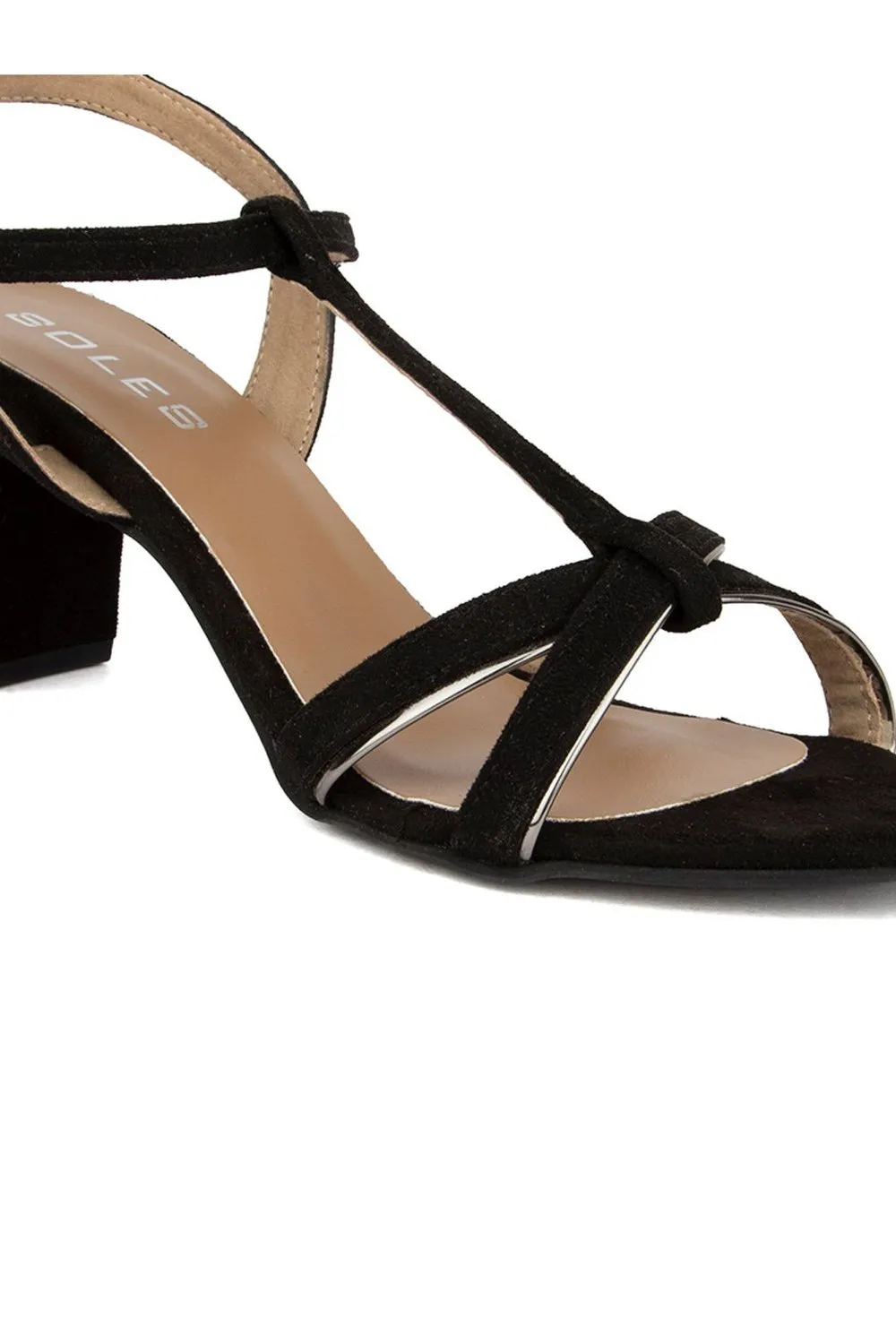 SOLES Women Black Heels