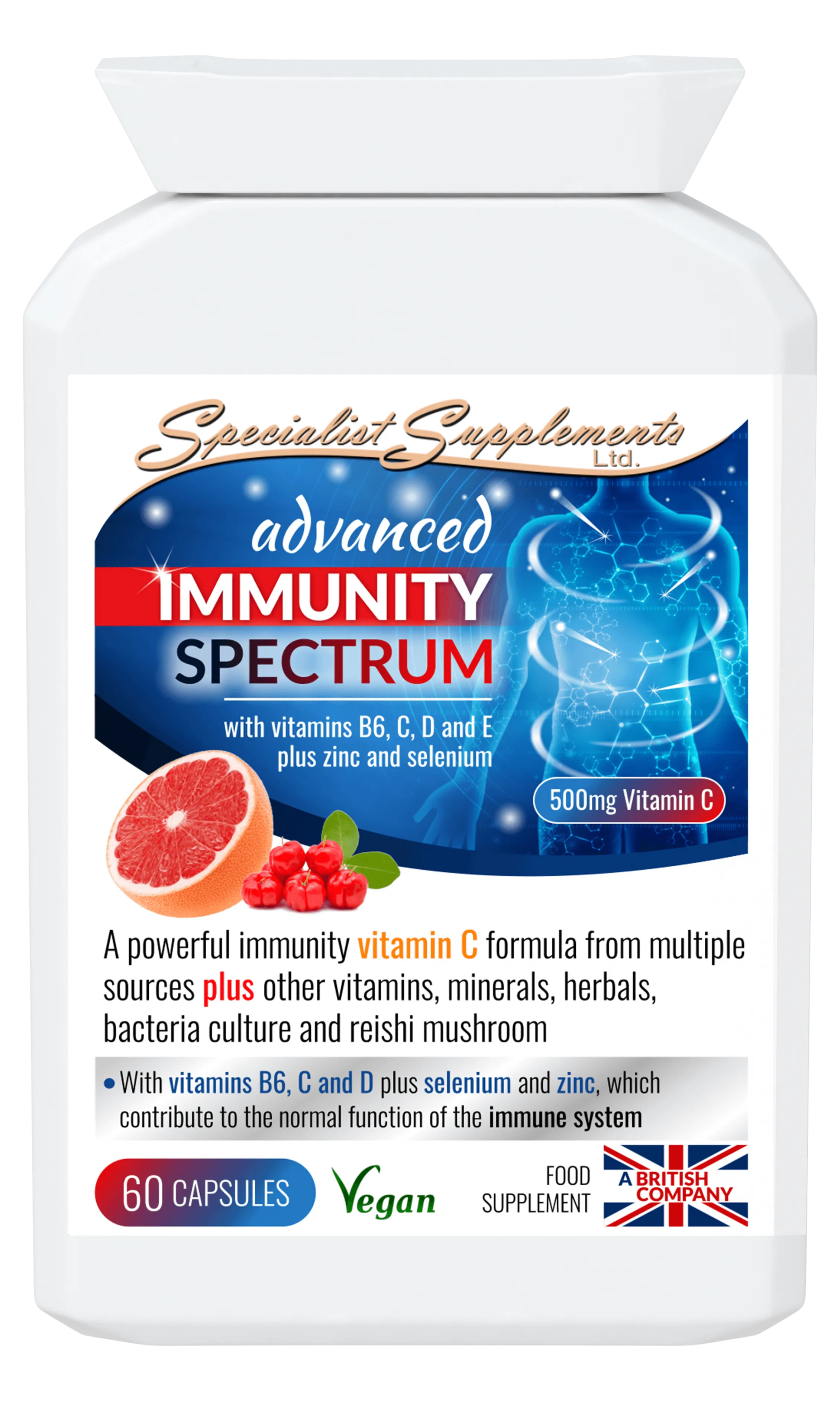 Specialist Supplements Advanced Immunity Spectrum 60's