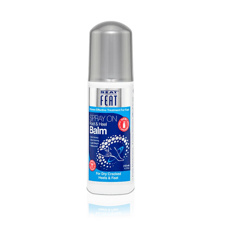 Spray On Foot and Heel Balm para pies secos y agrietados