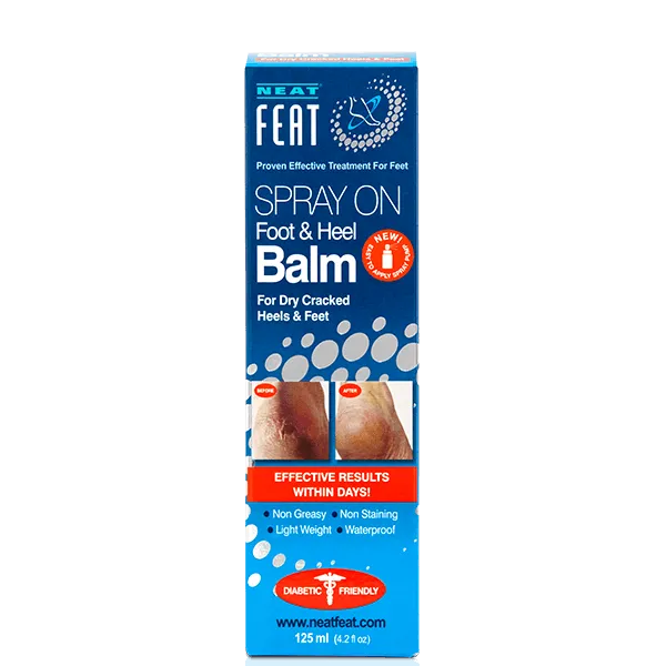 Spray On Foot and Heel Balm para pies secos y agrietados