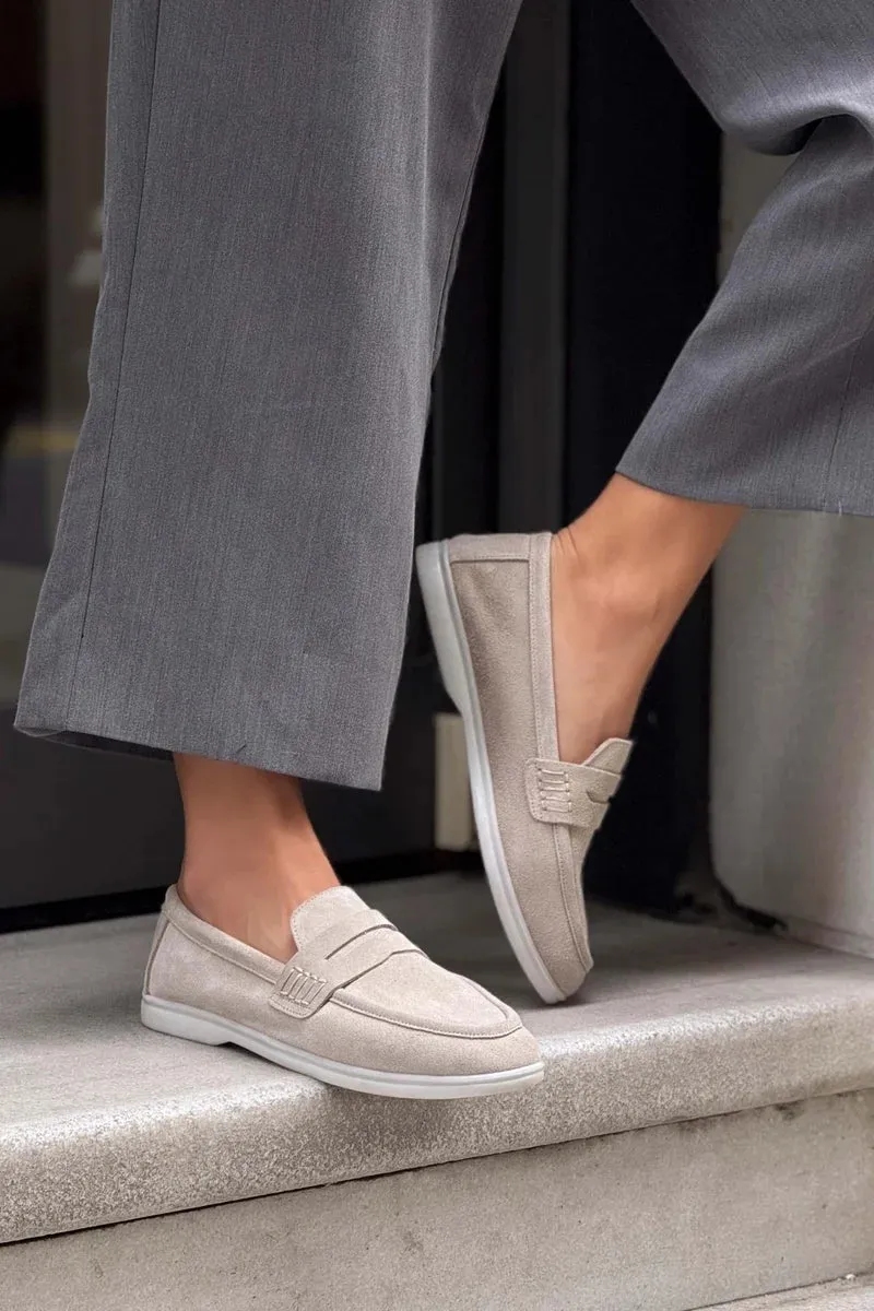 Suede Loafers