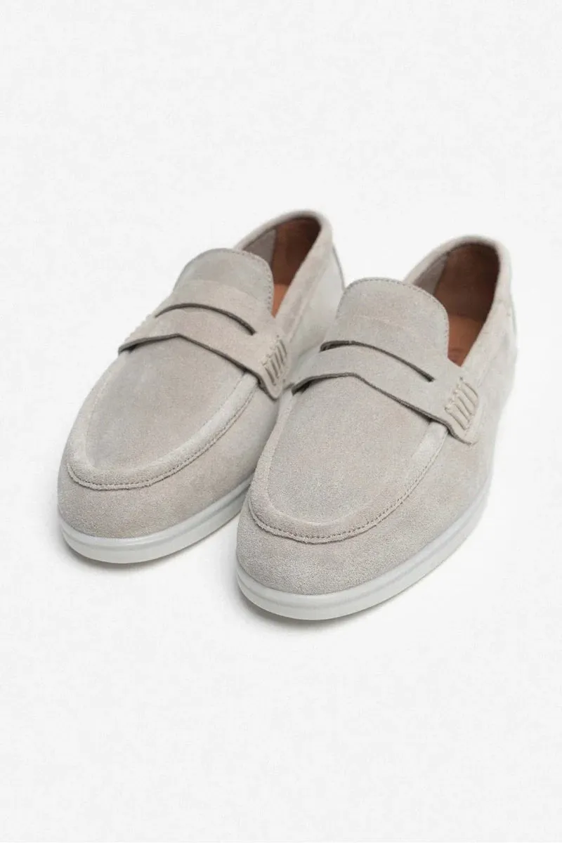 Suede Loafers