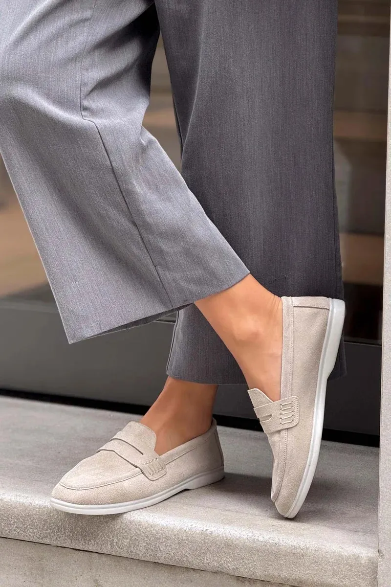 Suede Loafers