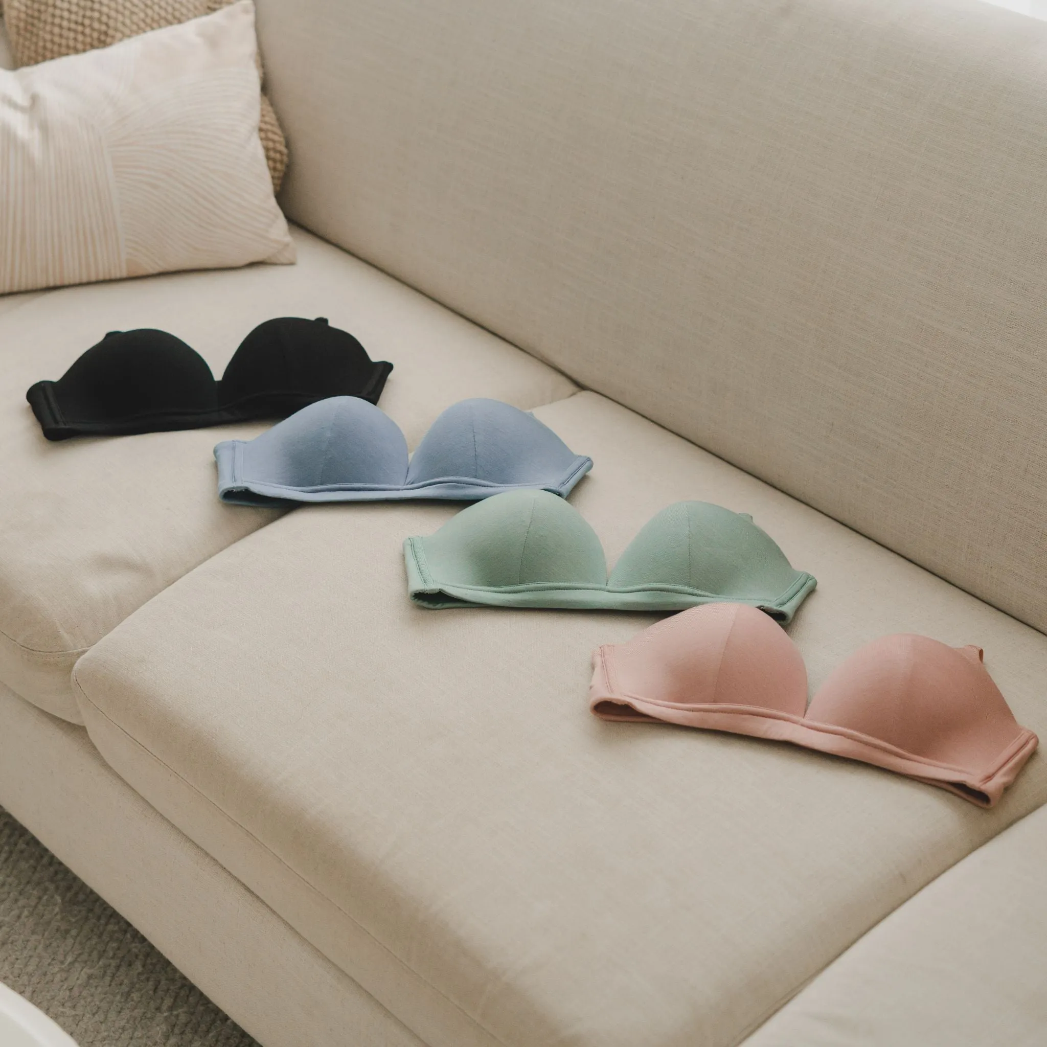 Supportive Flexi-Fit! Lightly-Lined Wireless Bra in Dusk Blush