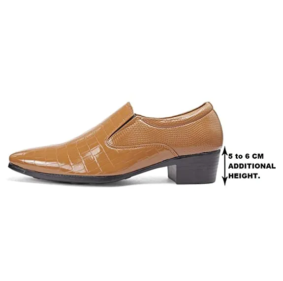 Synthetic Material Casual,Loafer and Moccasin Height Increasing Shoes-Unique and Classy