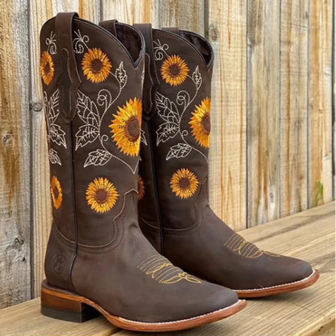 Tamsin | Vintage Look Cowboy Boots