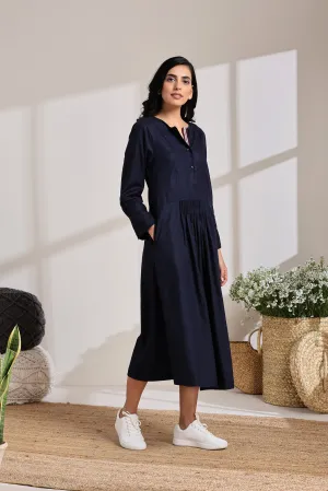 TAPE PLACKET DRESS