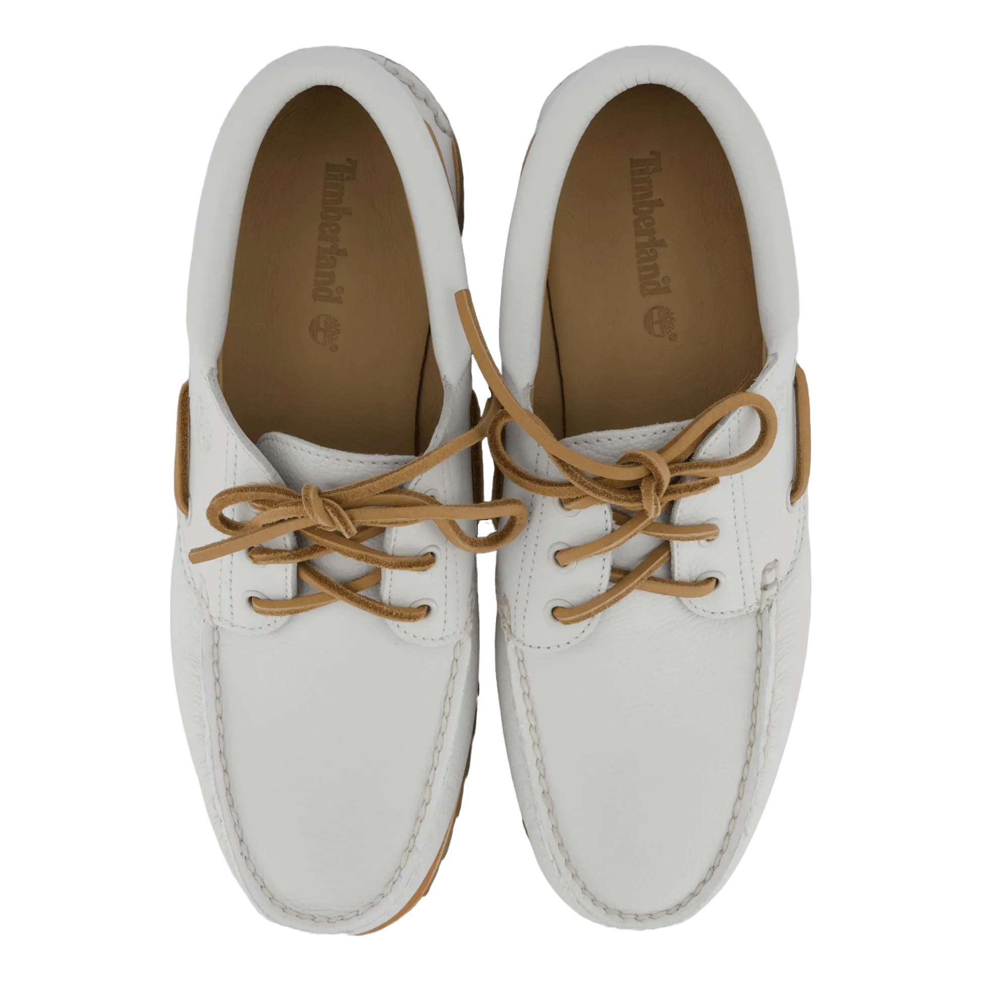 Timberland Authentic Boat Shoe White Full Grain