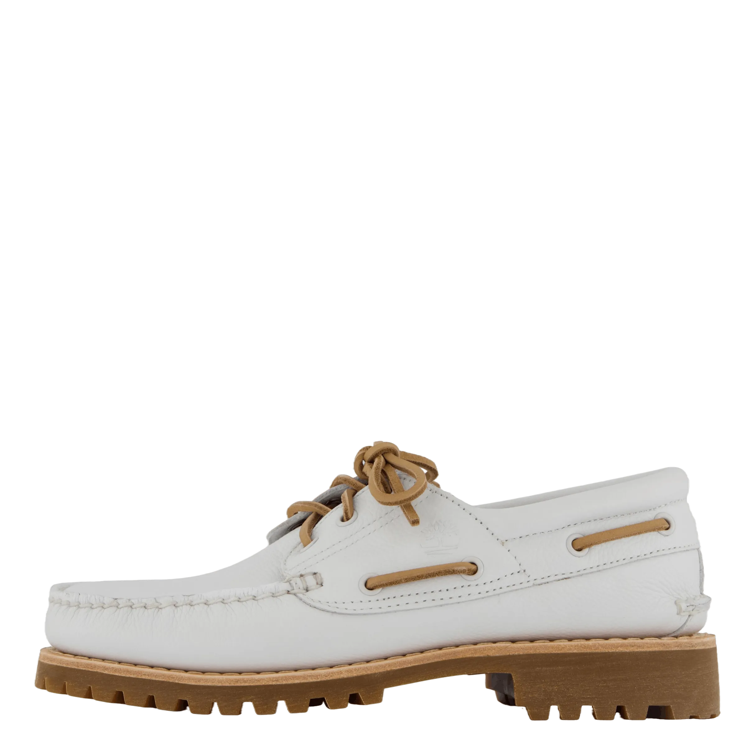 Timberland Authentic Boat Shoe White Full Grain