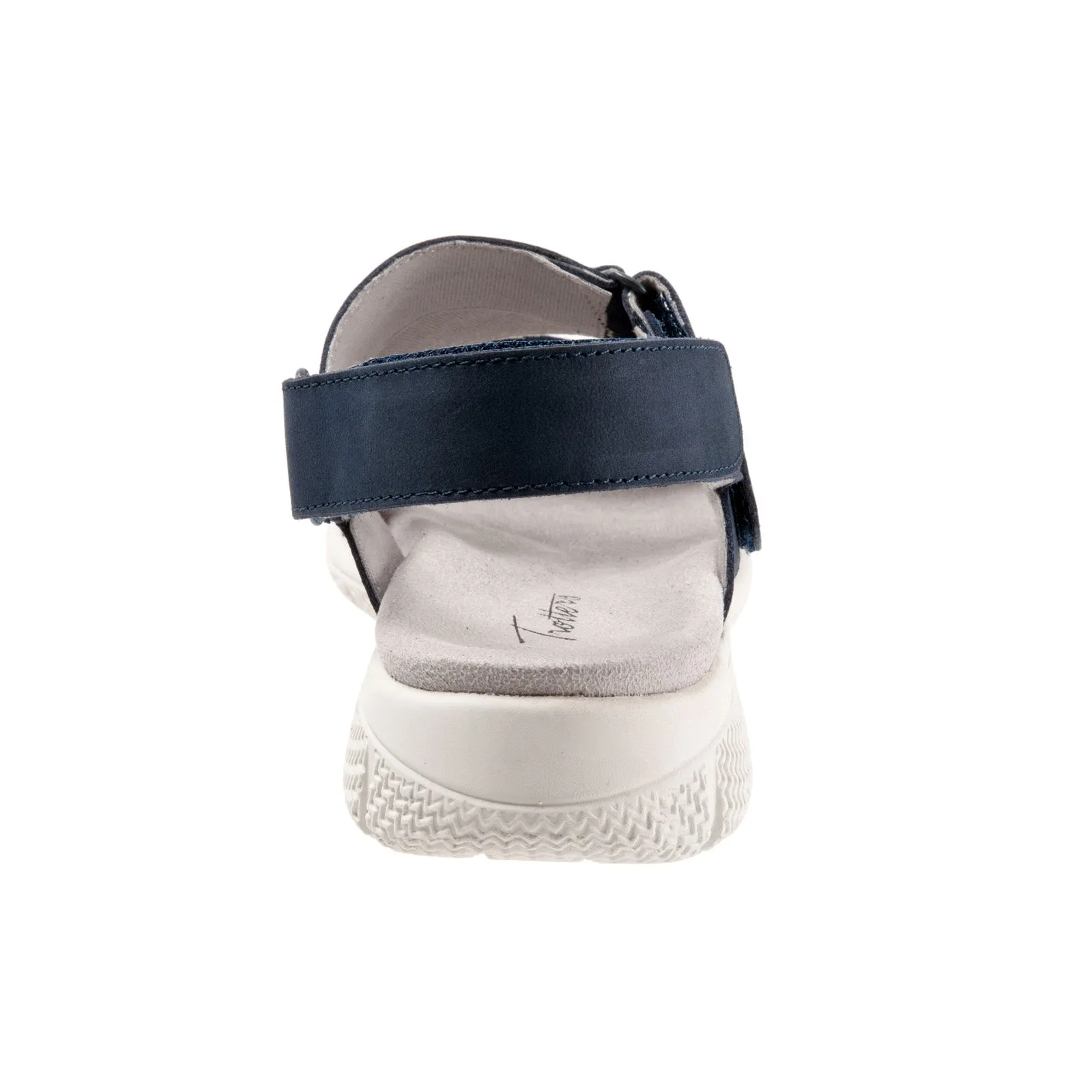 Trotters Tatia T2237-414 Womens Blue Nubuck Strap Sport Sandals Shoes